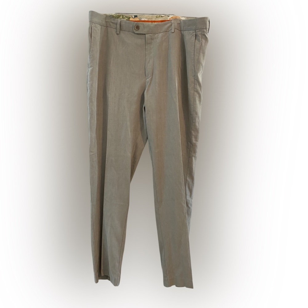 Tommy Bahama Men's Silk Cotton Chinos Tan Size 40x32